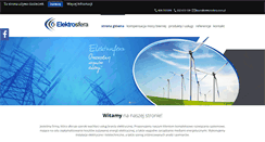 Desktop Screenshot of elektrosfera.com.pl